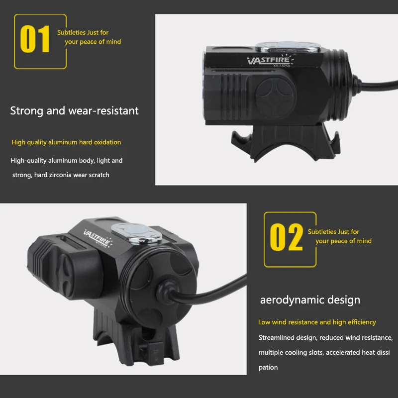 Top 10000LM 3xT6 LED 4.2v Adjust angle Front Bicycle light Bike Lamp Headlight with Battery+Back Tail Light 2 Top 10000LM 3xT6 LED 4.2v Adjust angle Front Bicycle light Bike Lamp Headlight with Battery+Back Tail Light 2
