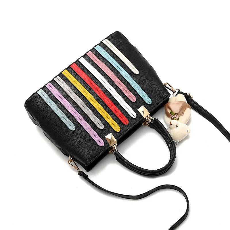 ETya أزياء النساء حقيبة يد مخطط الدب دمى حقيبة كتف سيدة الأعلى مقبض حقيبة الحلو لطيف الفتيات حقيبة ساعي ETya أزياء النساء حقيبة يد مخطط الدب دمى حقيبة كتف سيدة الأعلى مقبض حقيبة الحلو لطيف الفتيات حقيبة ساعي