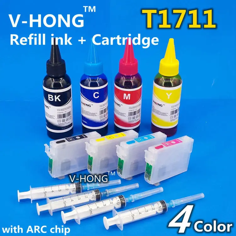 

BILK INK FOR XP103 XP203 XP207 XP313 XP413 printer T1711 T1712 T1713 T1714 with ARC chip