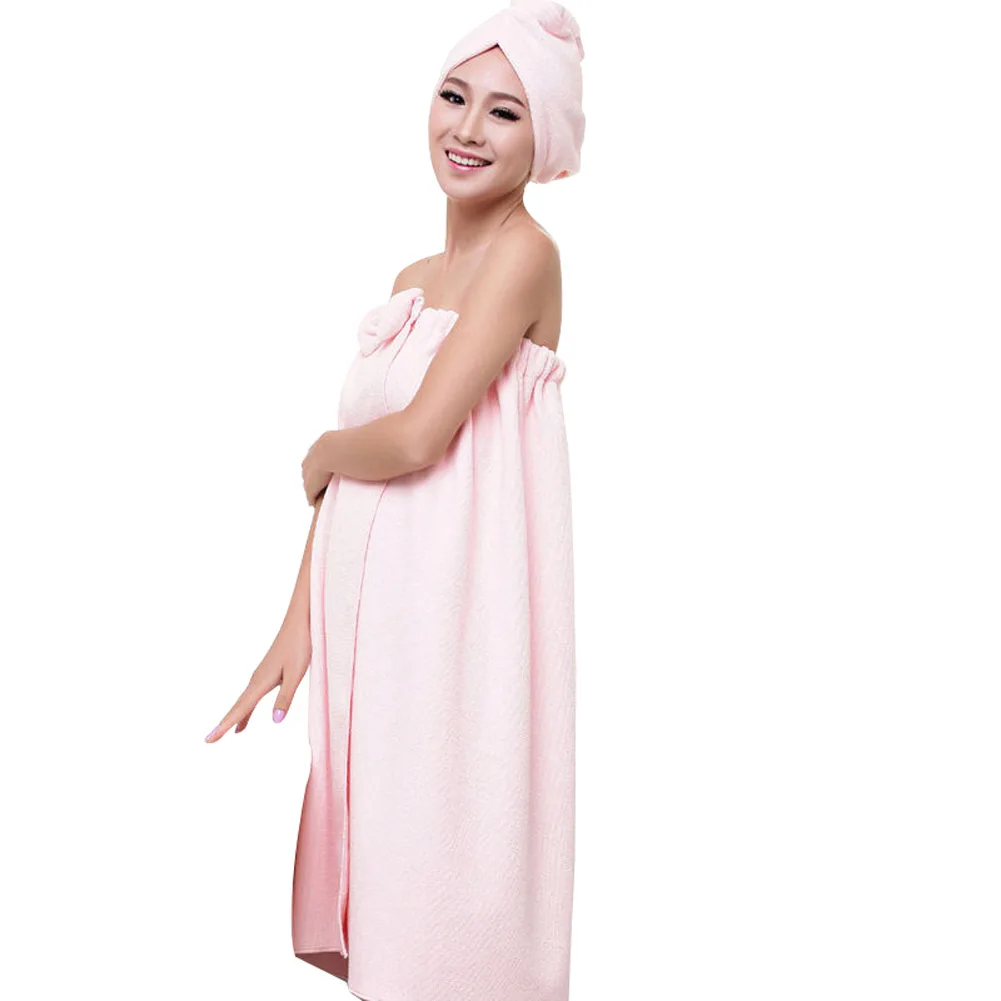 Новинка года, милое мягкое впитывающее полотенце из микрофибры в японском стиле, Пляжное банное полотенце для женщин и девочек, распродажа - Цвет: Розовый