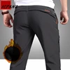 Pantalon chaud molletonné épais pour homme, vêtement de travail, décontracté, imperméable, avec fermeture éclair, style militaire et Cargo, taille 4XL ► Photo 1/6