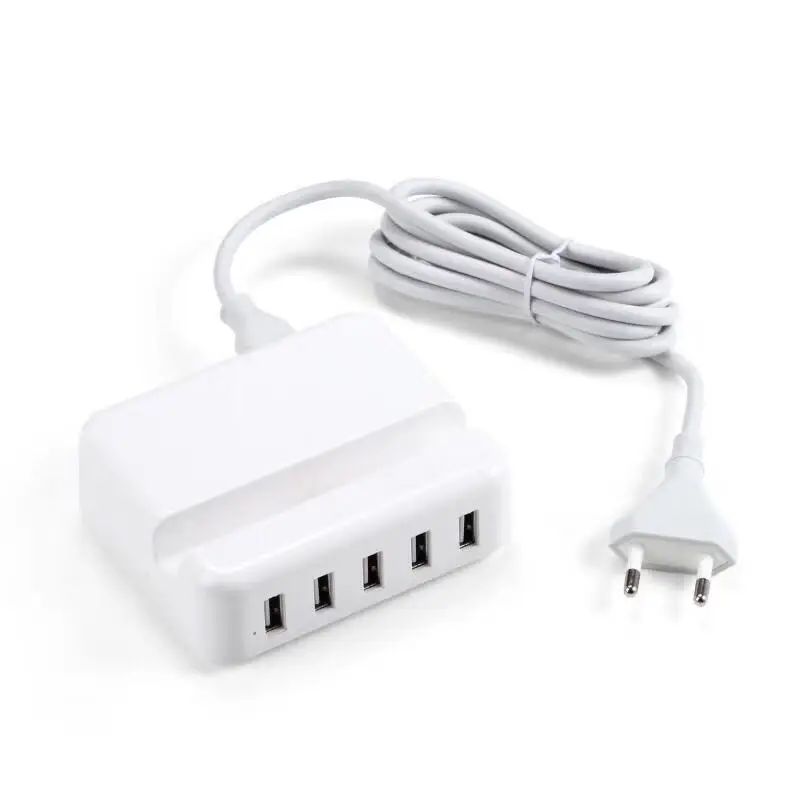 EU US Plug 5V 2A 5 USB порт док-станция быстрое зарядное устройство для iPhone 5 5S 6 6S 7 Plus - Тип штекера: EU Plug