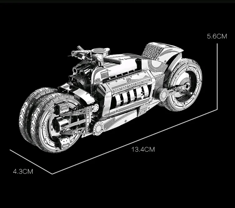 3D металлическая модель концепция мотоцикл diy Детская игрушка модель комплект для взрослых детская головоломка Образование коллекция