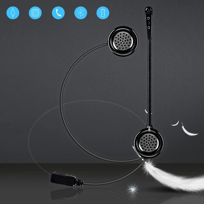 VicTsing Bluetooth Headset Earphone Motorcycle Wireless Helmet Headphones Speaker Intercom Handsfree Music for MP3 MP4 MOTO      (11)