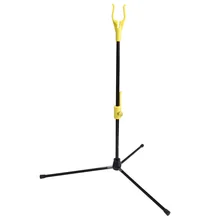 

1 pcs Archery Bow Stand Holder Bow Stand for Archery Hunting Outdoor Practice Recurve Bows Holder Yellow Color