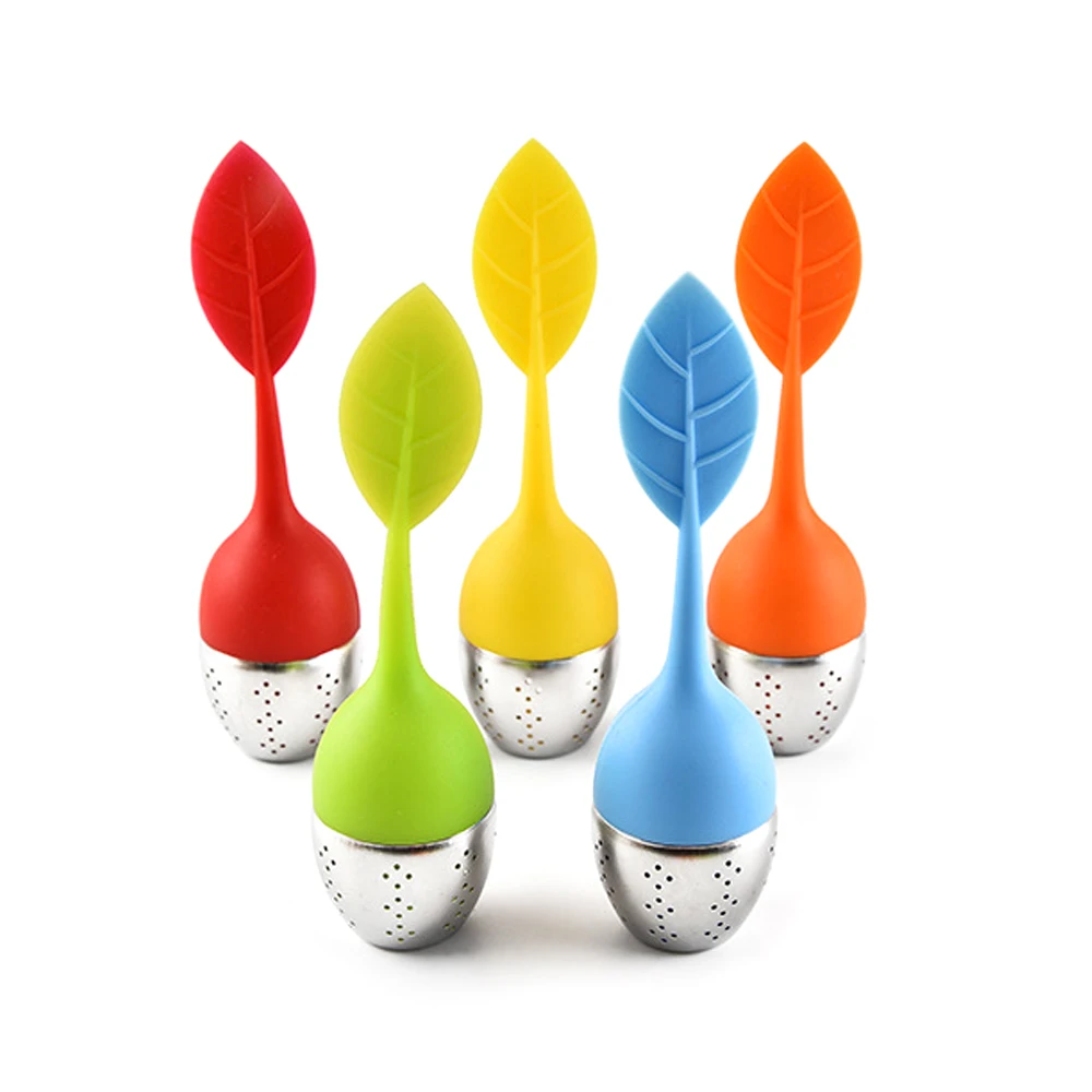 

Leaves Silicone Tea Infuser Leaf Tea Filter Diffuser Reusable Tea Strainer Spice Loose Tea Leaf Herbal Tool Teapot Teabags