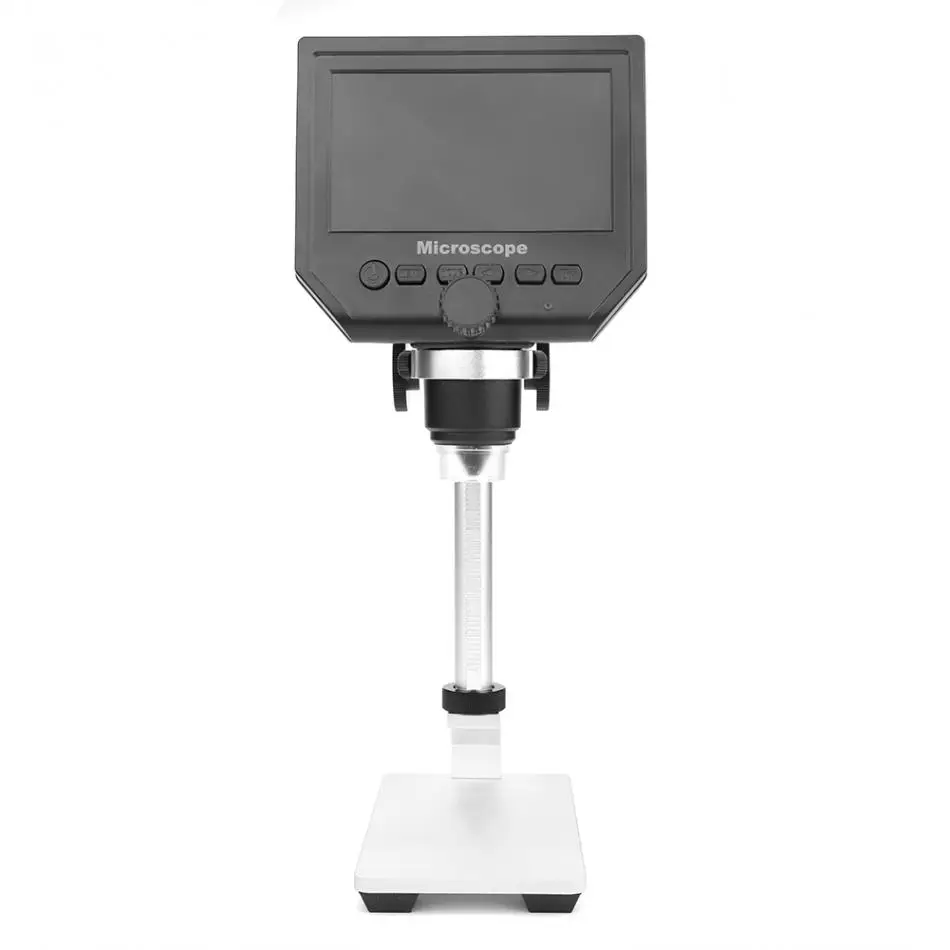 

Lab USB Digital Microscope with 4.3" HD OLED Screen Electron Microscope 110-240V 1-600x 3.6MP