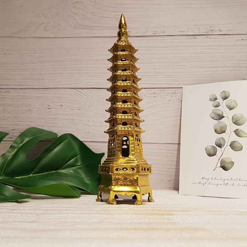 Pure copper Wenchang tower decoration (5)