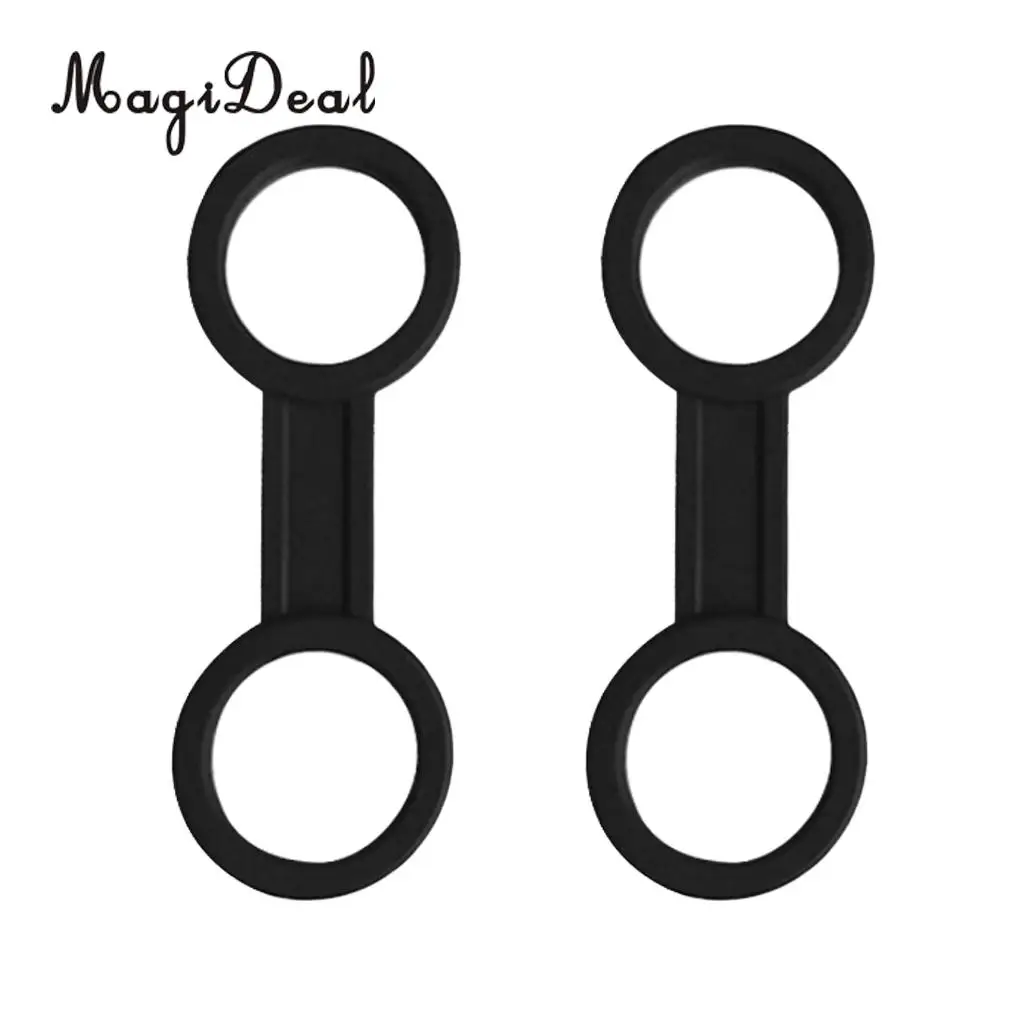 MagiDeal Top Quality 2Pc Flexible Scuba Diving Dive Snorkeling Silicone