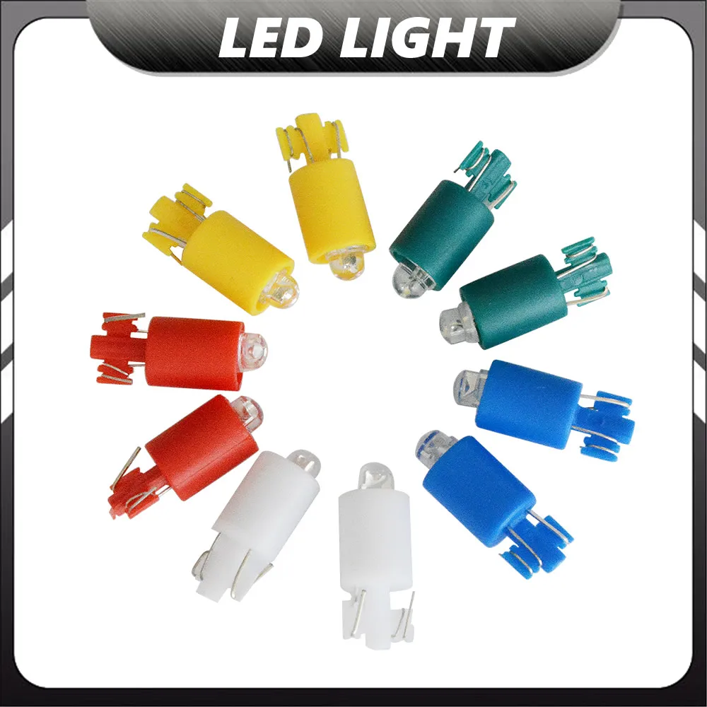 

100pcs/lot DC12V LED Lamp LED Light Bulb for Illuminated Push Button Arcade Game Pinball Machine Replacement Parts 5 Colors