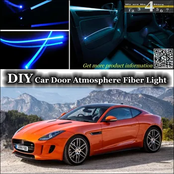 

interior Ambient Light Tuning Atmosphere Fiber Optic Band Lights For Jaguar F-Type F Type Inside Door Panel illumination Tuning