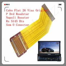 Кабо плоским 26 отверстий первоначально P DVD roadstar Napoli Booster Пирамида RS 5145 BTS сем о Conector