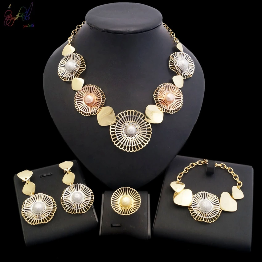 Buy Yulaili Luxury Dubai Jewelry Pearl Scallop Gold