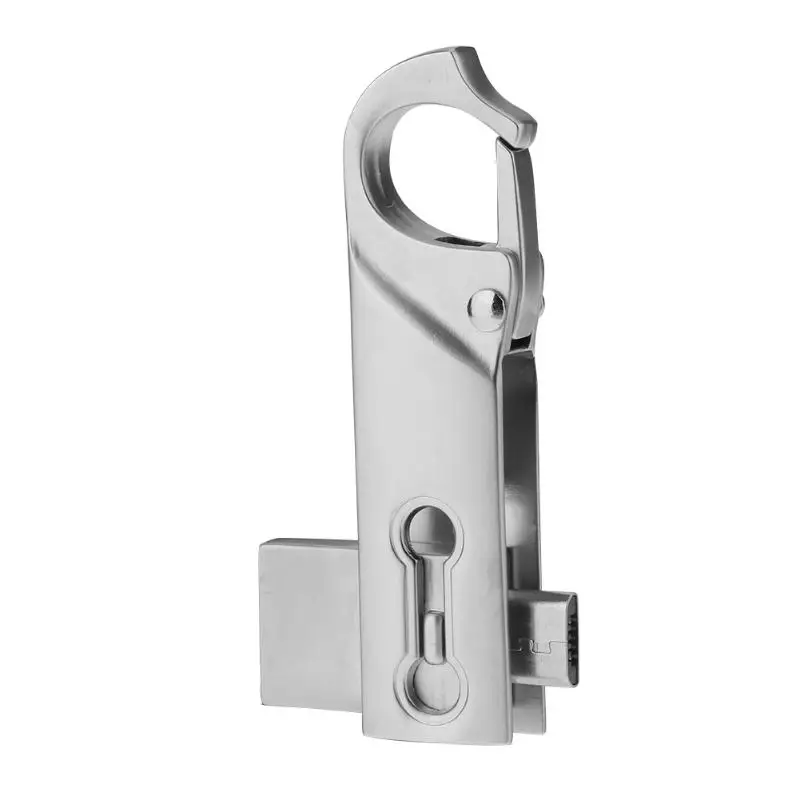 

4/8/16Gb Metal USB Flash Drive USB2.0 OTG 2.0 Keychain Buckle Rotary Flash Memory Disk Stick Pendrive for Computer Smart Phone