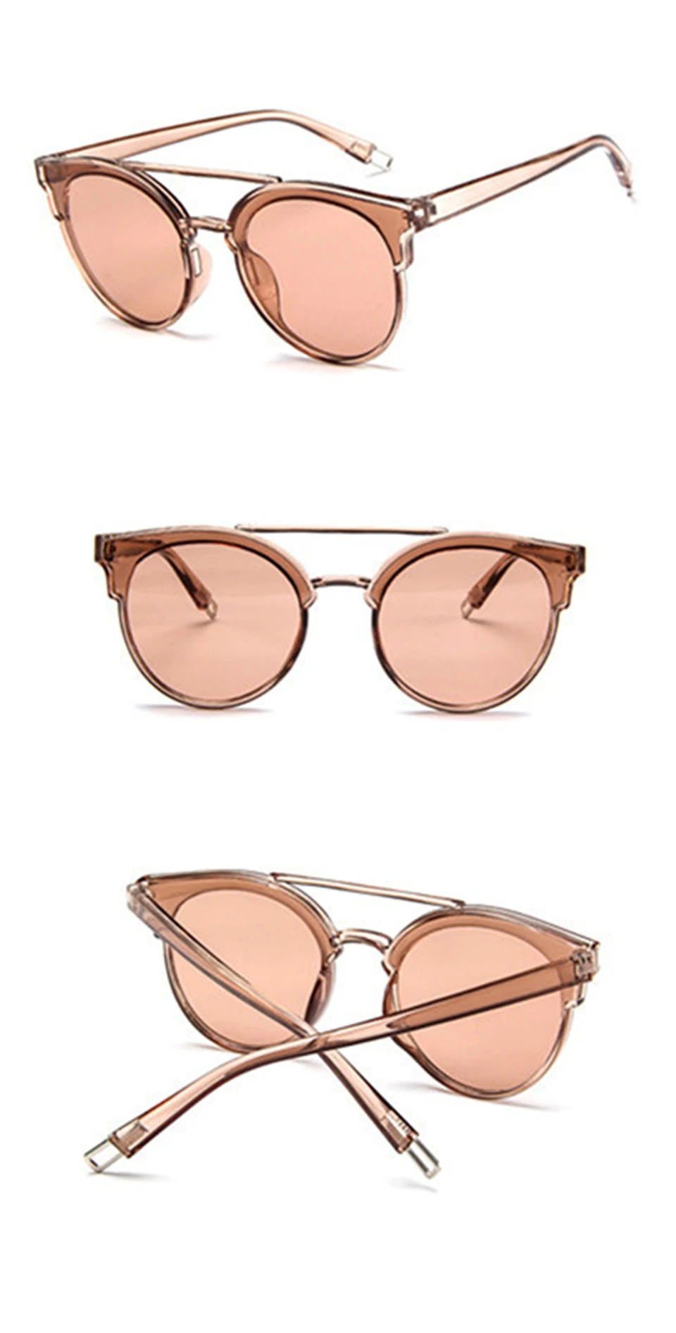 ALIKIAI  Square Cat Eye Sunglasses Women Brand Designer Gradient Oversized Eyeglasses UV400 Cat Eye Shades Gafas Feminino UV400  (8)