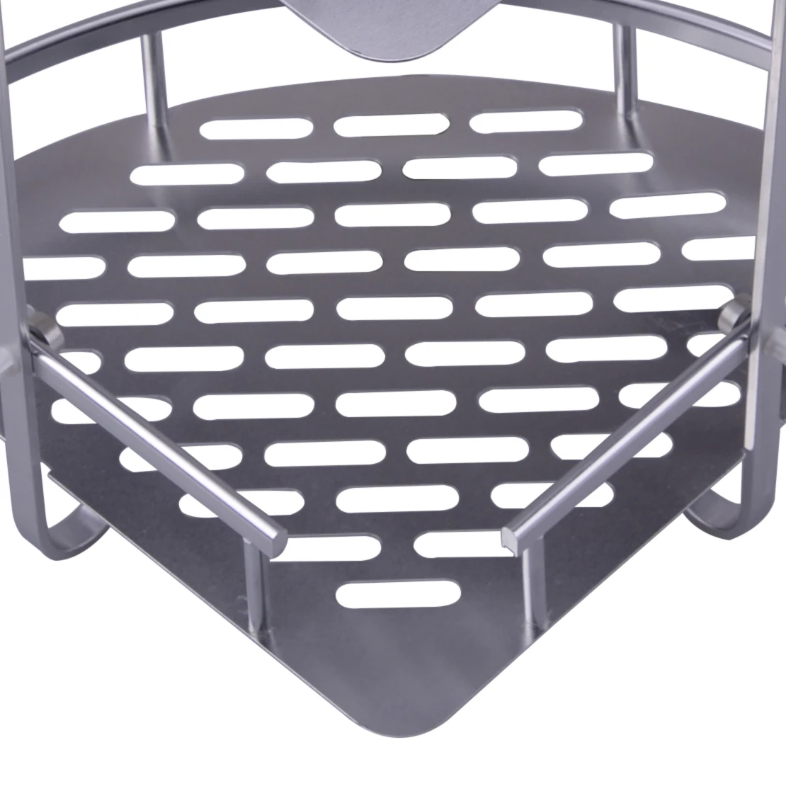 شنقا الثلاثي دش العلبة الألومنيوم الرف جدار الحمام رف الزاوية تخزين حامل مُنظِم الرف رف