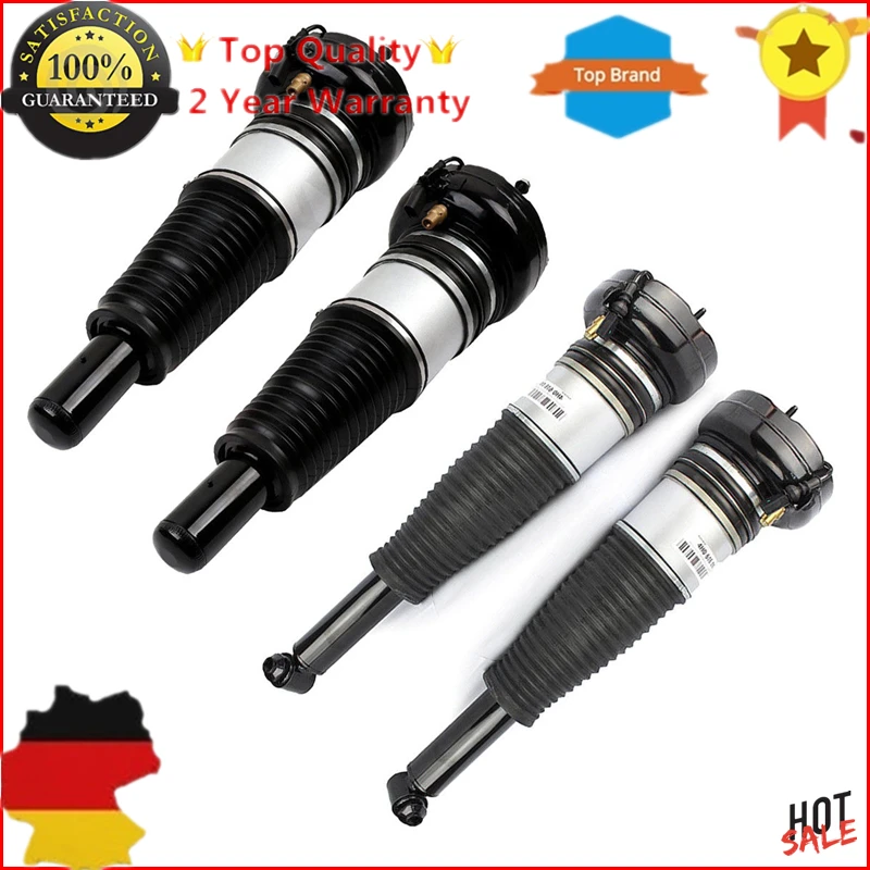 AP02 Front & Rear Air Suspension Strut Shocks Kit For Audi A6 S6 C7