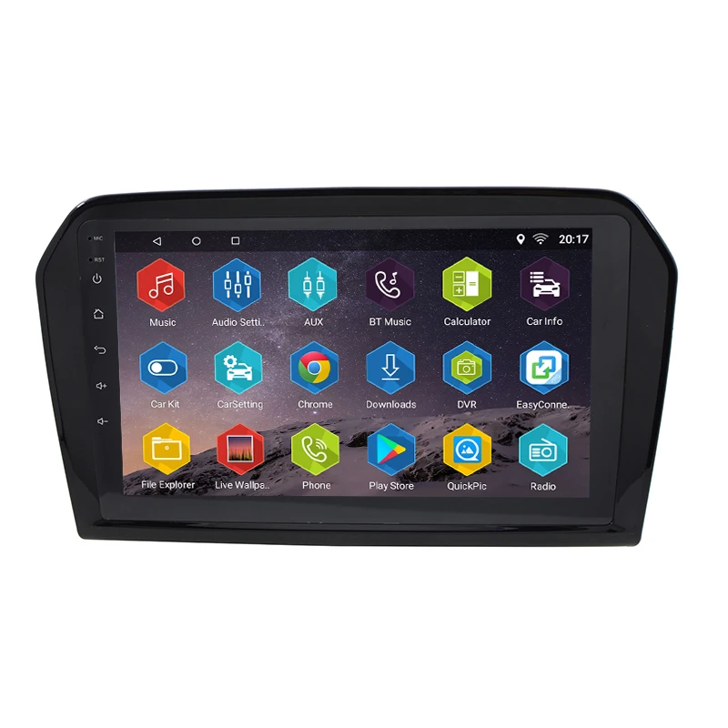 10 1 дюймов четырехъядерный сенсорный экран радио Android 7 0 авто Carplay GPS навигация для