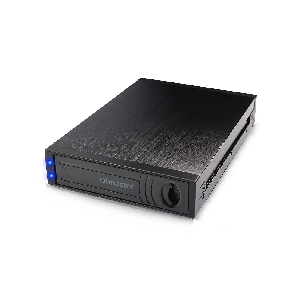  OImaster Dual Bay Floppy Drive modos RAID 25 pulgadas SATA HDD de aleación de aluminio poner 2 SATA