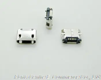 

20 pcs Micro 5pin Micro usb connector type B connector for repair mobile Phone / Tablet PC / MP3 4 5, SMT,Straight mouth