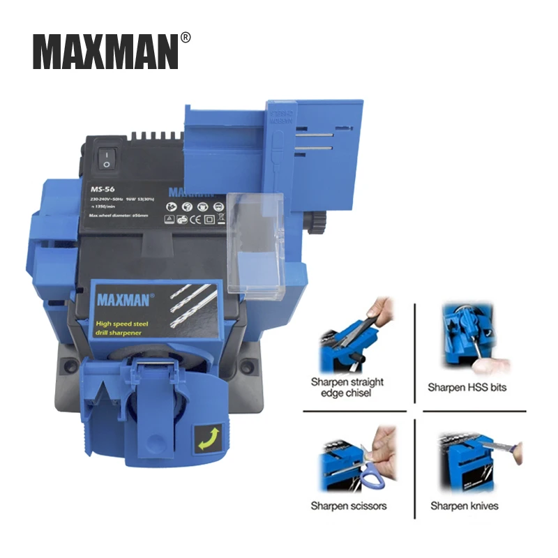 MAXMAN Professional электрический нож и Ножницы точилка долото и самолет и HSS дрель заточка машина для кухонных ножей инструмент