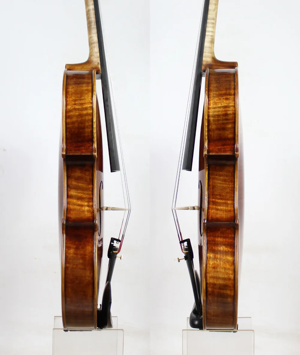 Best Special offer! A Professional Viola, 15-16.5 inch Choice, Oil Varnish, Warm Deep Tone!European Wood,Free Shipping!!! 2
