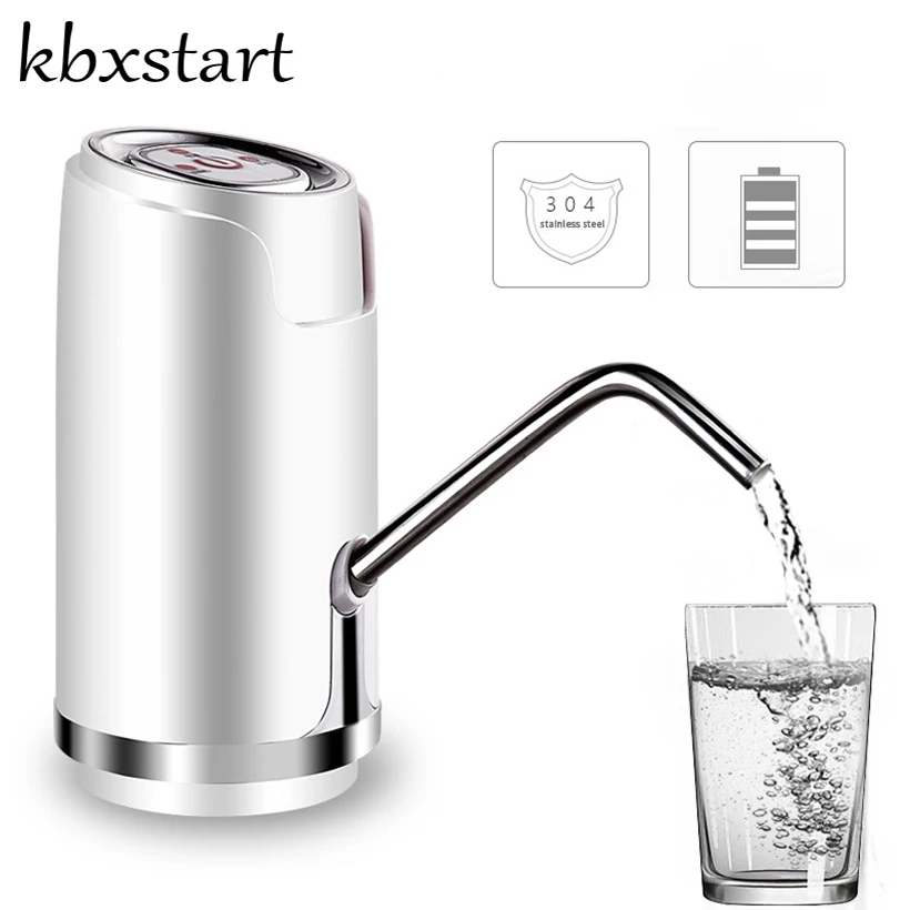 Kbxstart Electric Drinking Water Pump Universal Gallon Bottled Water