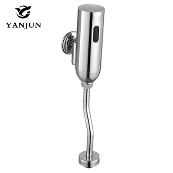 

YanJun Wc Uinal Sensor Flush Valve Toilet Automatic Flush Valve Urinal Flushometer Polished Chrome Y-6312