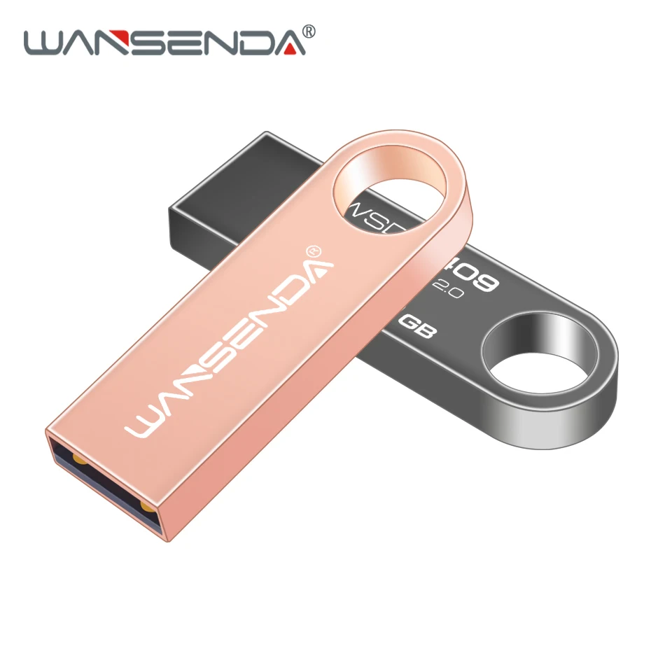 

WANSENDA Waterproof USB Flash Drive 32gb Usb Sticks Pen Drive 4gb 8gb 16gb 64gb mini Pendrive Memory Stick Customize Logo
