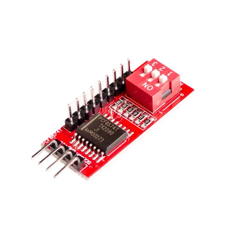 

For PCF8574T I/O for I2C Port Interface Support Cascading Extended Module