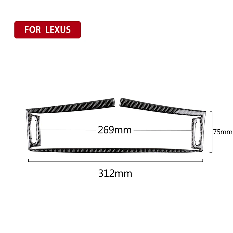 

Fashion sports for LEXUS IS250 300H carbon fiber modified accessories door air conditioning air outlet decorative panel interior