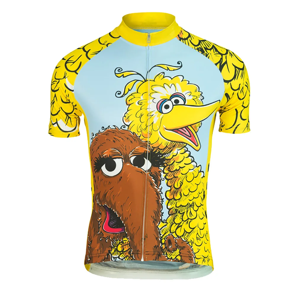 Camiseta de ciclismo divertida de dibujos animados ropa de ciclismo de manga corta para hombre maillot ropa de ciclismo al aire libre camiseta MTB