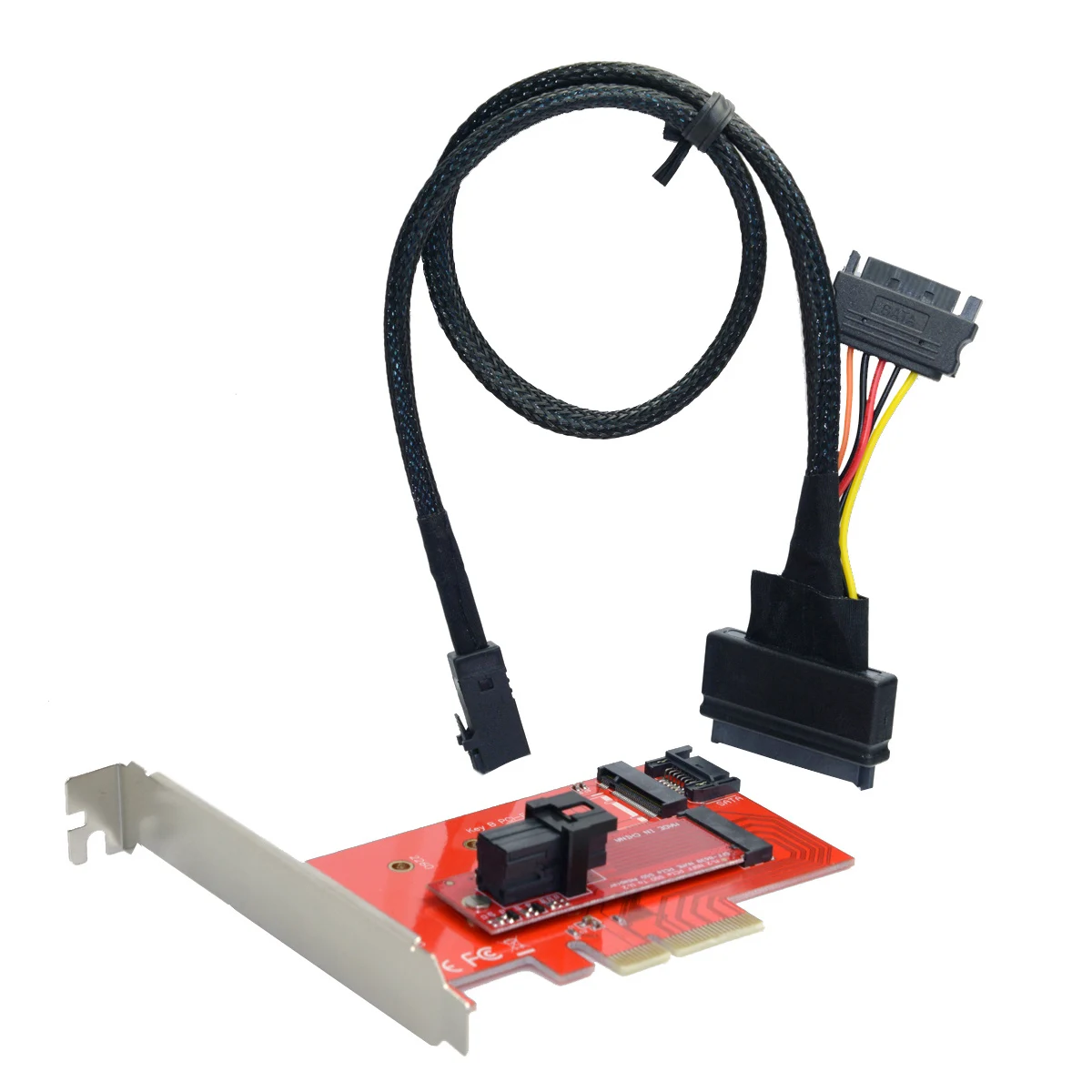  PCI-E 30x4 Lane Host Adapter M.2 NGFF M Schlüssel SSD zu U.2 U2 Kit SFF-8639 mit Kabel für Mainboar