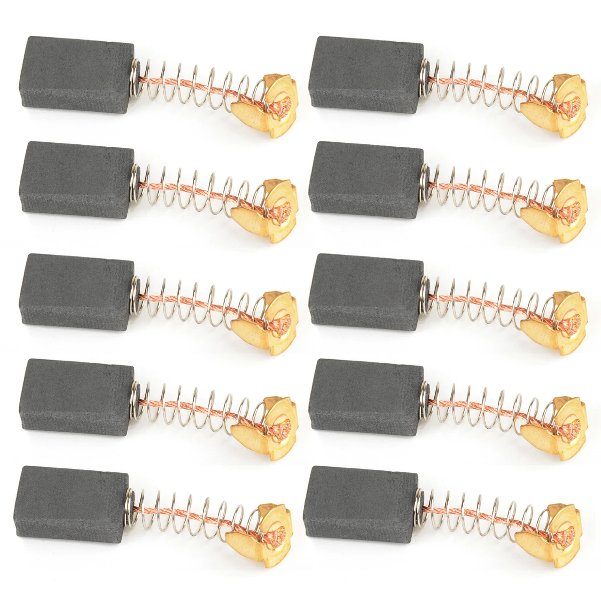

10pcs Universal Motor Carbon Brushes Mayitr Mini Conductive Carbon Brush For Generic Electric Motor Generator Power Tools