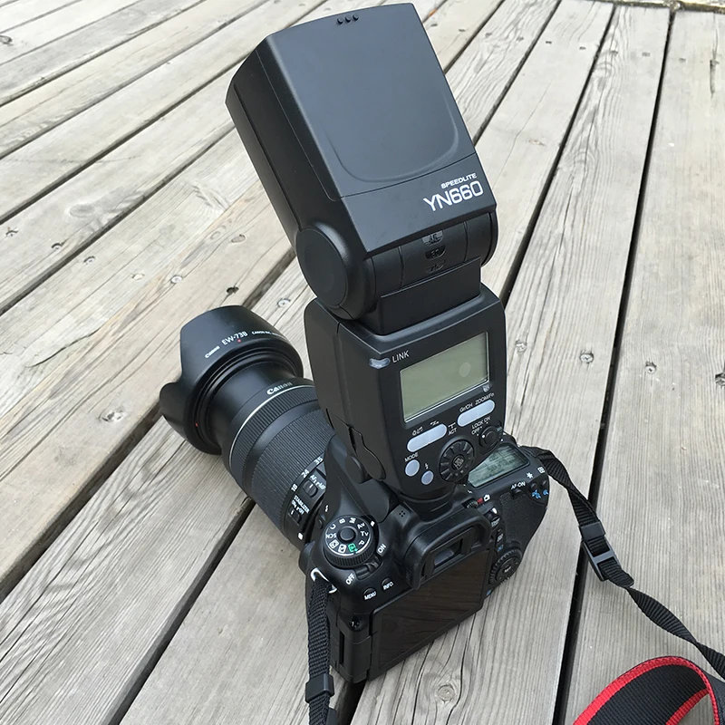 Original YONGNUO YN660 Wireless Flash Speedlite GN66 2.4G Wireless HSS