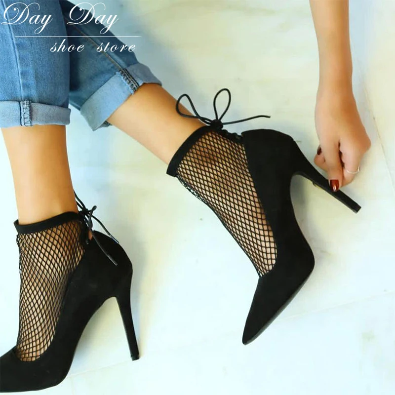 

Women's Sandals Grid Upper Breathable Heat Dissipation Ankle Strap Shoes Sexy Female High Heels Sandals Fashion Women's Sandals