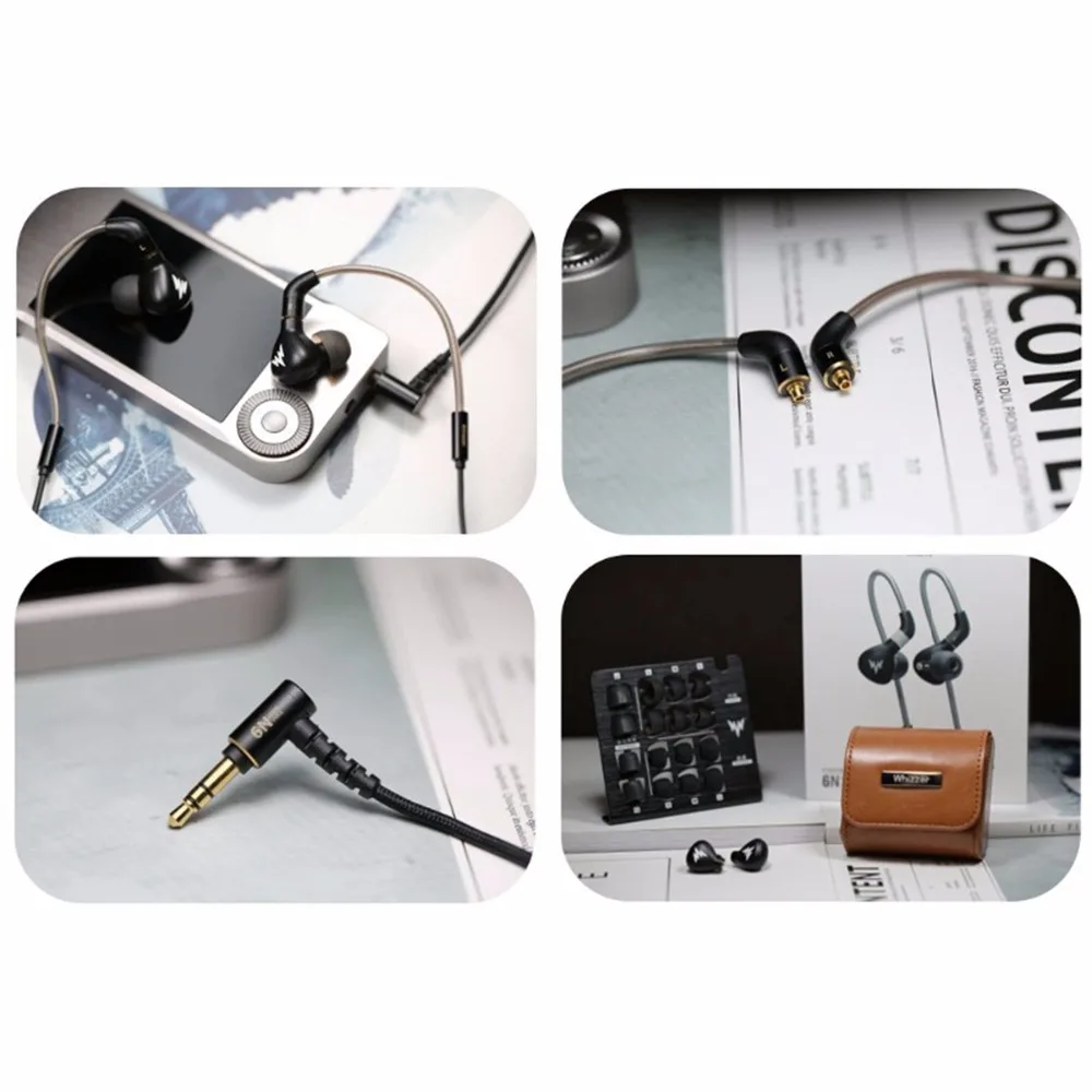 Whizzer Haydn A15 PRO из нержавеющей стали Динамический драйвер IEM наушники с MMCX съемный 6N