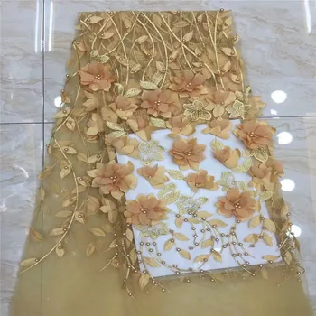 

2019 Latest French Nigerian Laces Fabric High Quality Tulle African Laces Fabric Wedding African French Tulle Lace XC75-21