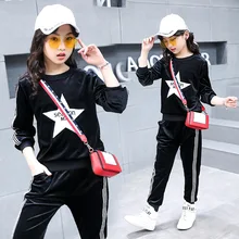 Детская одежда г.; осенне-зимняя одежда для девочек; Рождественский наряд; комплект одежды для мальчиков; комплекты одежды для девочек с пентаграммой и звездами