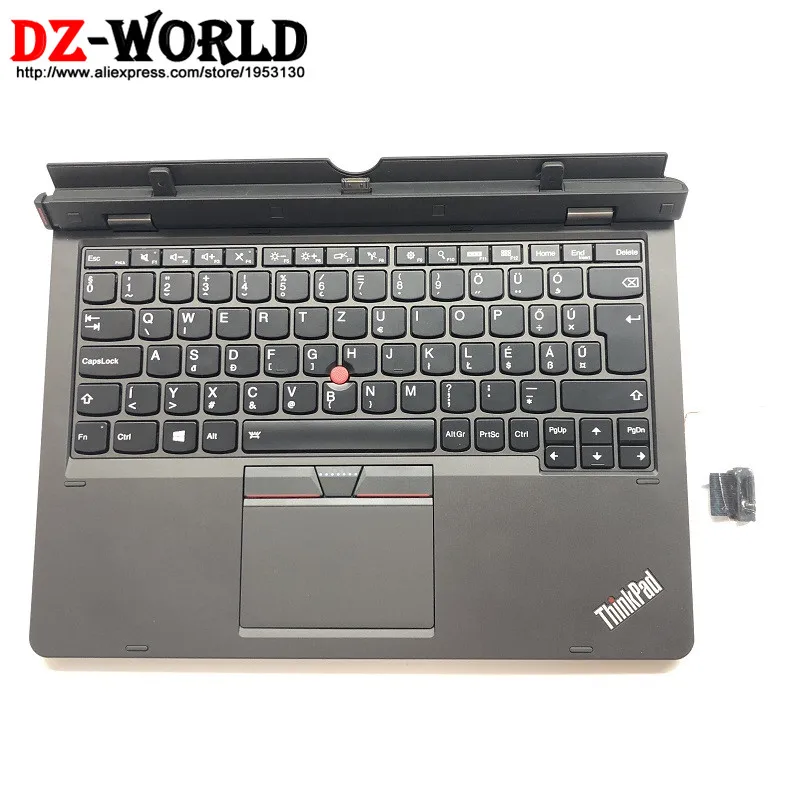 HU New/Orig для Thinkpad HELIX 20CG 20CH Венгерская клавиатура с подсветкой Assm w/нижний корпус и