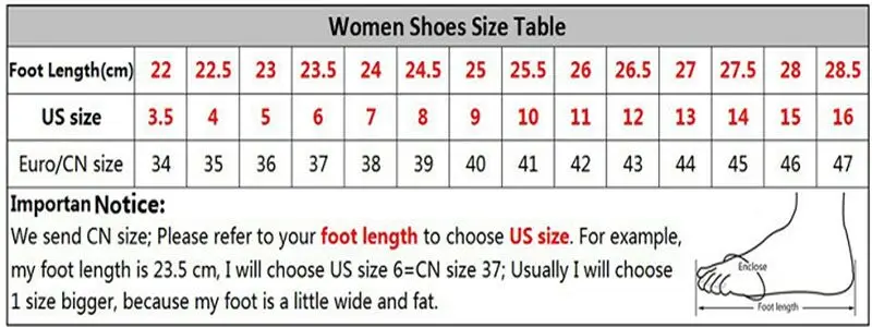 women size