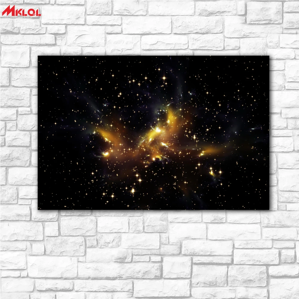 Large Wall Art,universe stars,Restaurant study Bedroom Decor Wall oil