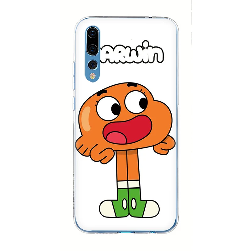 Удивительный мир Gumball жесткий чехол для телефона huawei P8 P9 P10 P20 P30 Pro Lite Mini P Smart Z Plus - Цвет: H12