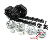 Mato Metal upgraded Tracks, sprockets, idler wheels parts set for Heng Long 3858-1 1/16 1:16 RC Panzer IV tank