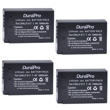 4 pc LP-E17 LPE17 LP E17 7,4 V 1040 mAh Lithium-ionen-akku für Canon EOS Rebel T6i 750D T6s 760D M3 8000D Kuss X8i kamera