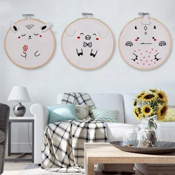 

Era,Handmade DIY Plain Stitch Embroidery Painting,Cross Stitch,Crafts Needlework Home Decor Pattern with Bamboo Embroidery Hoop