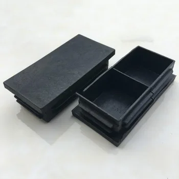 

40 * 80 Rectangular Pipe Plastic Inner plug / shelf foot square tube cover X20