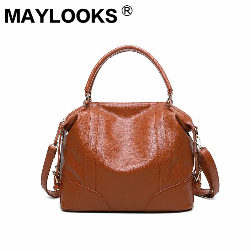 

2019 new European and American fashion lychee pattern handbags M-8090
