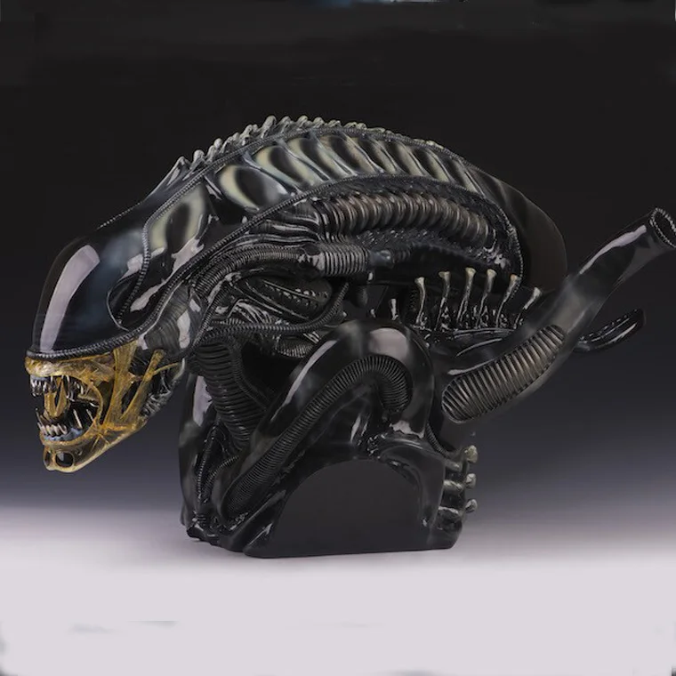 

1:1 Scale Life Size Alien Warrior Resin Bust Statue Recast (86cm X 55cm X 49cm)