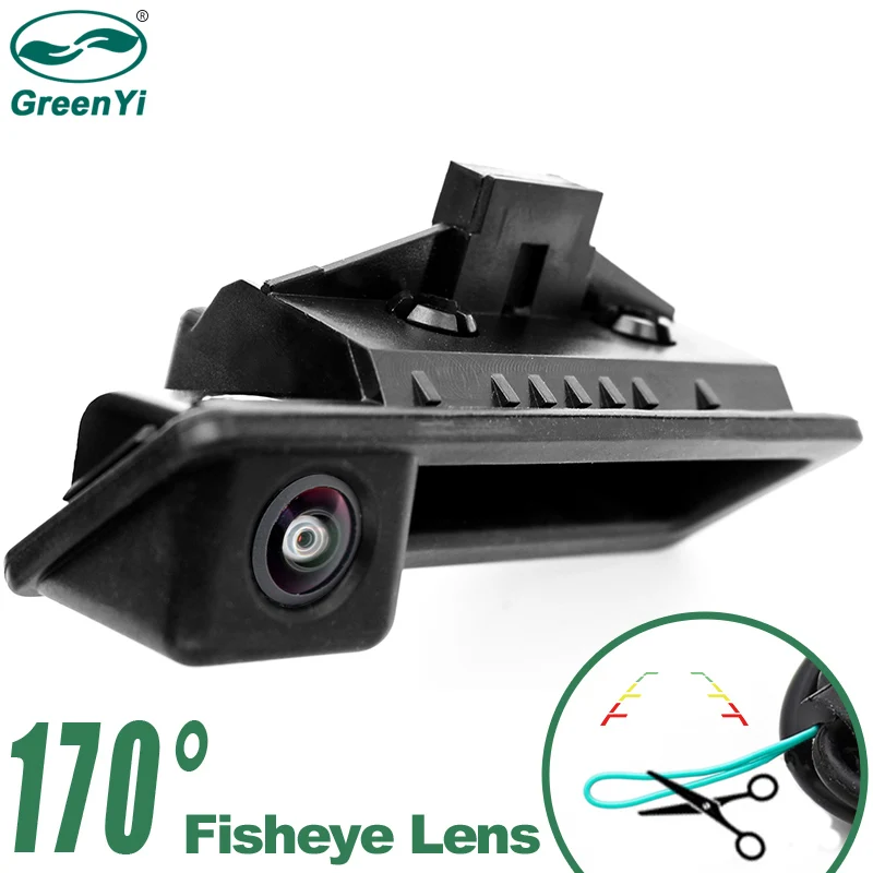 

GreenYi Special Wide View Fisheye Lens Trunk Handle Rear View Camera for BMW 3 Series 5 Series X5 X6